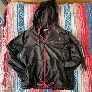 Columbia Fleece lined Windbreaker/rain Jacket